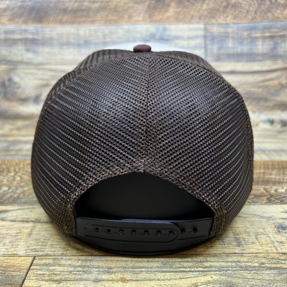 Tom Selleck Daddy Unisex Trucker Hat Brown Snapback 80s Retro Vibe Ball Cap - Picture 5 of 8